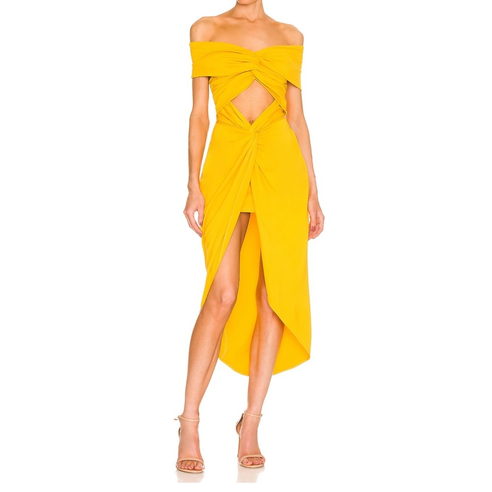Yaura Chichi Dress in Yellow